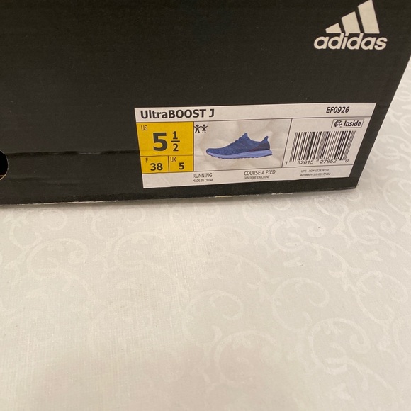 Adidas Ultra Boost Tech Ink Glow Blue Size 5.5 - Picture 11 of 11